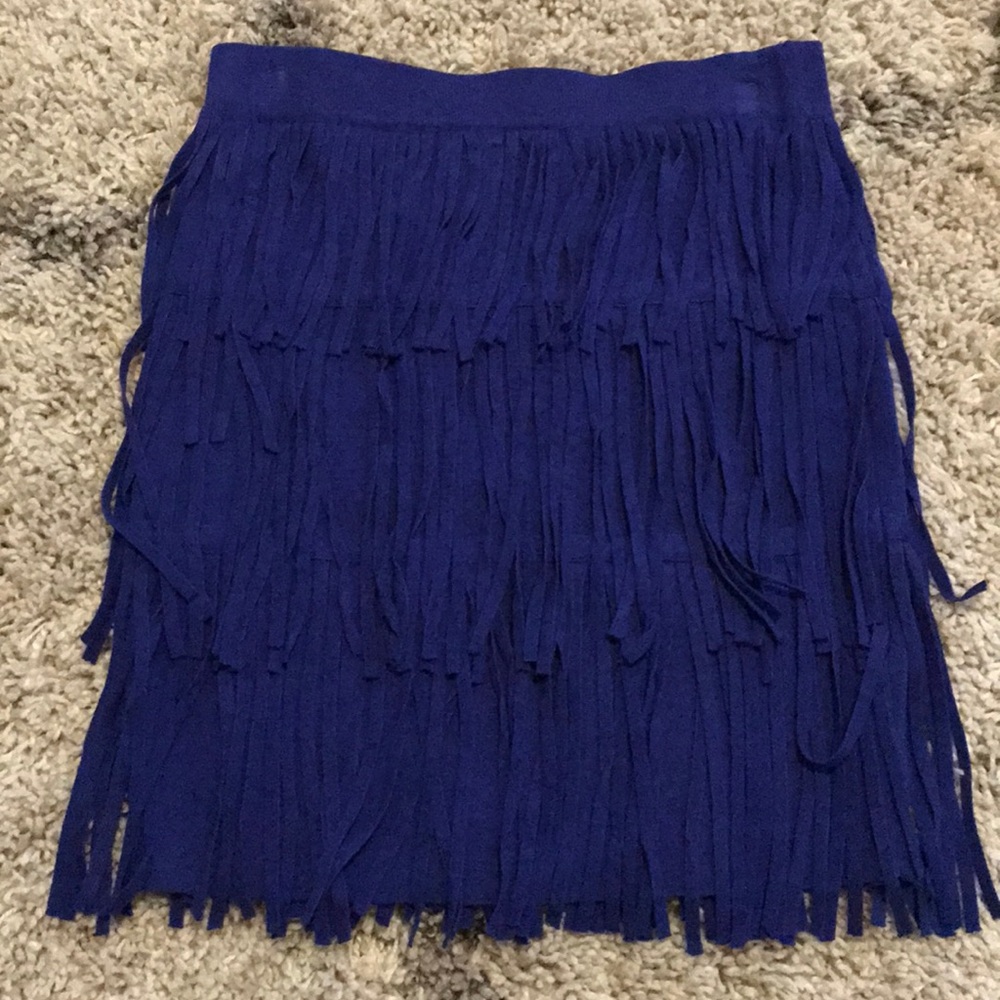 Fringe Blue VICI skirt